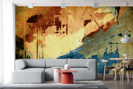 ABSTRACT WALLPAPER MURALS