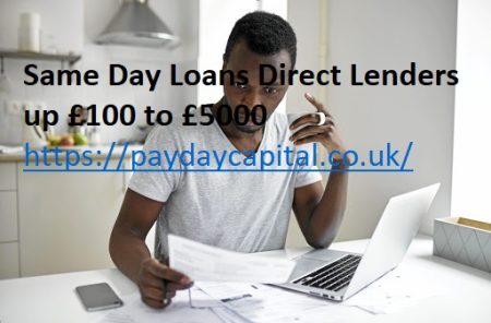 Same Day Loans Online | Same Day Loans Direct Lenders