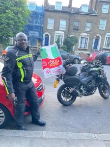 Nigerian Man Begins Bike Ride From London To Lagos4