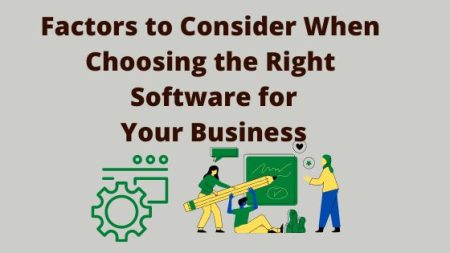 Choosing the Right Software