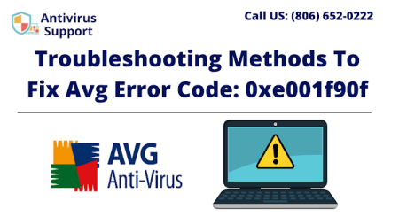 How To Fix Avg Error Code 0xe001f90f