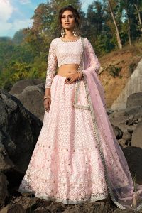 Indian Lehenga chikankari work 