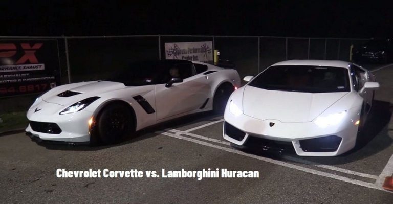 Chevrolet Corvette vs. Lamborghini Huracan