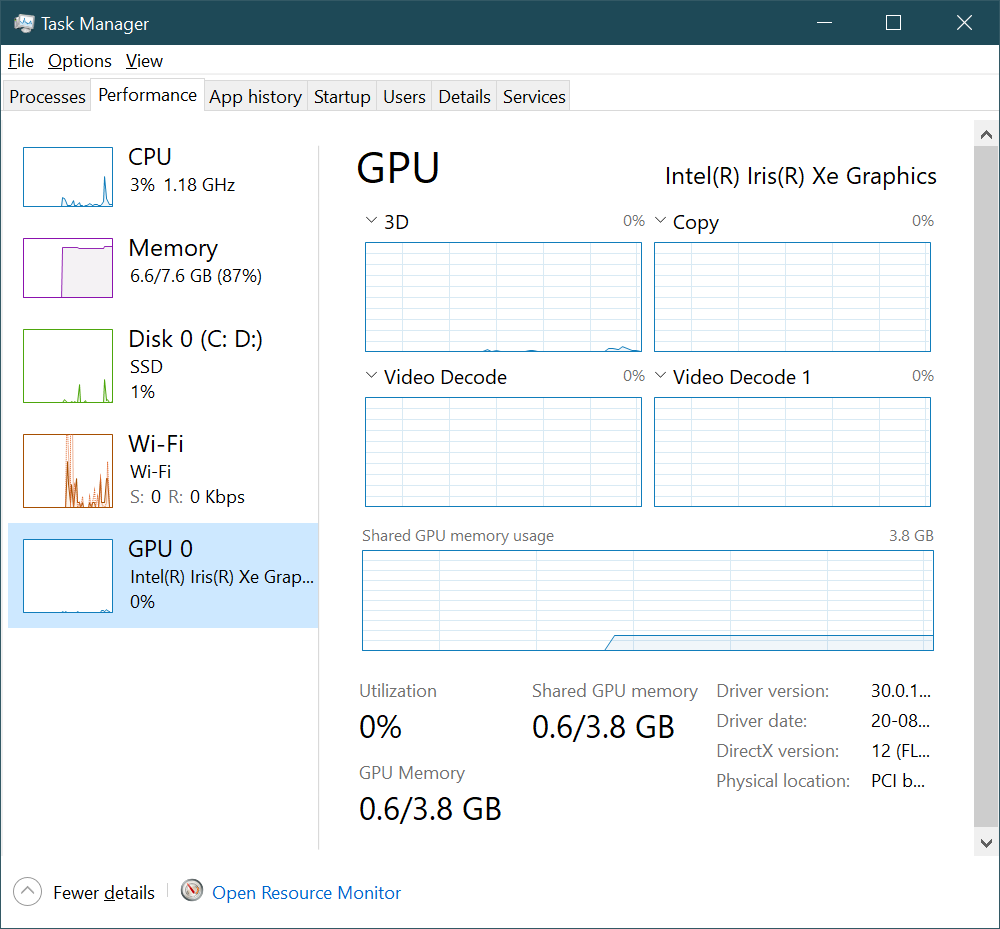 GPU performance