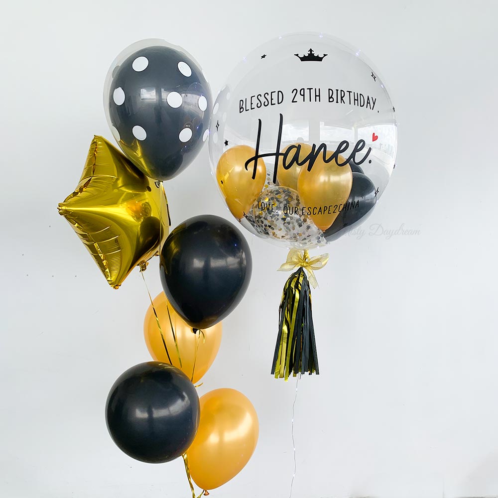 customise helium bubble balloon