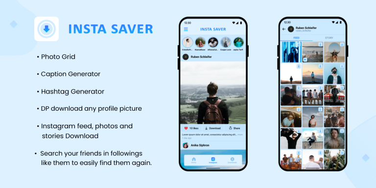 Insta Saver, Downloader For Instagram, Story Downloader For Instagram, Download Instagram Videos, Instagram Post Downloader, Insta Saver App