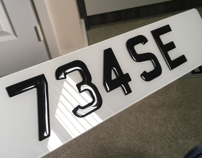 Legal 3d Number Plates