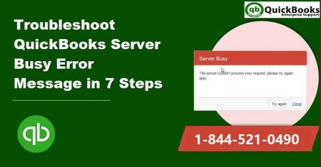 Resolve QuickBooks server busy error message