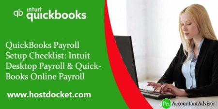 QuickBooks Payroll Setup Checklist Intuit Desktop Payroll Online Payroll