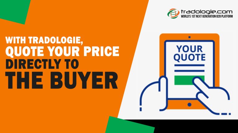 With Tradologie Quote Your Price Directly To The Buyer