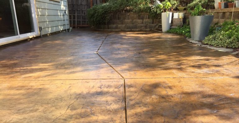 Acid Stained Concrete Patio Contractor in Kitchener