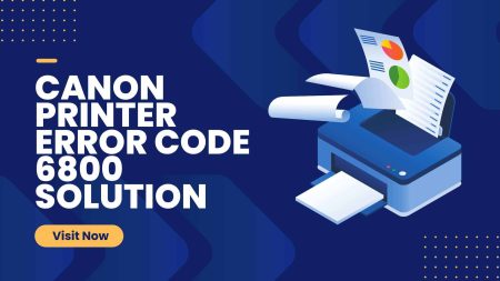 Canon Printer Error Code 6800 Solution