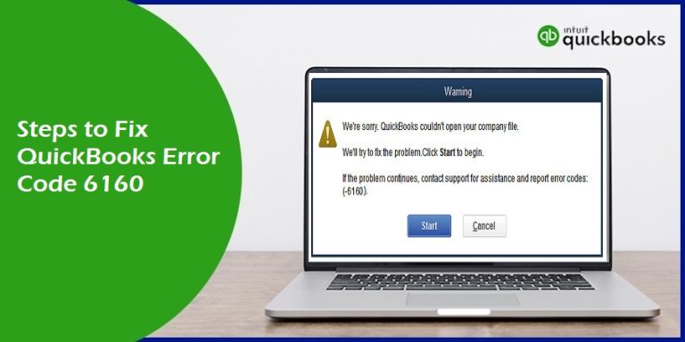 Fix QuickBooks Error 6160 - Featured Image