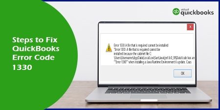 Fix QuickBooks Error code 1330 - Featured Image