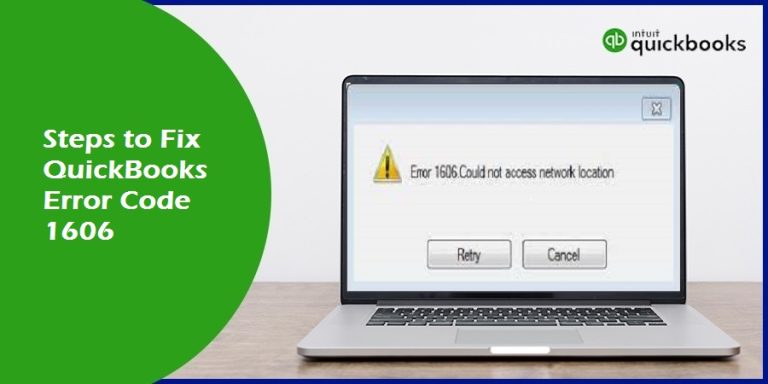 Fix QuickBooks Error Code 1606 - Featured Image