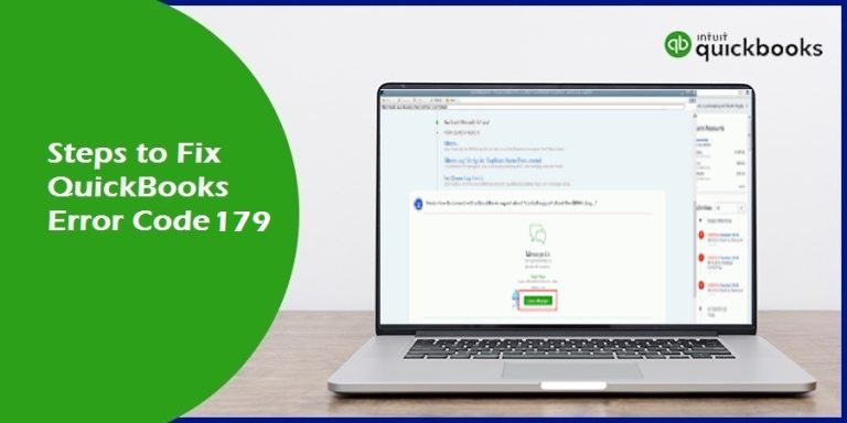 fix quickbooks error 179