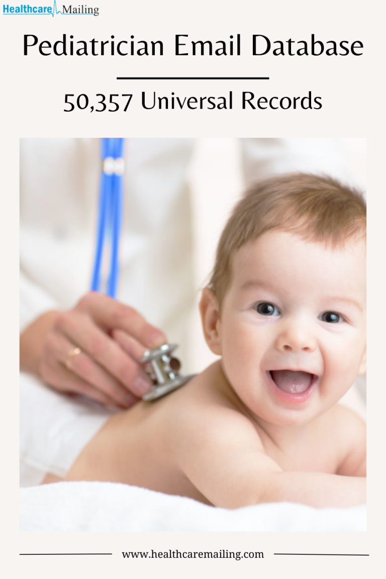 Pediatrician Email Database