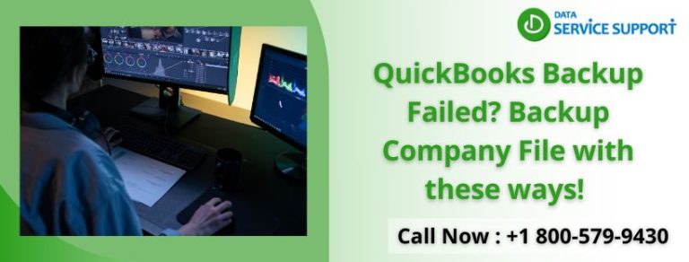 QuickBooks Backup Failed? Backup Company File with these ways!