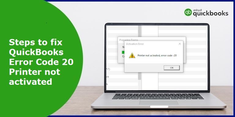 QuickBooks Error 20 - Featured Image