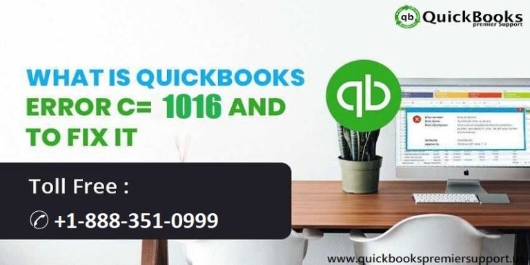 Resolve QuickBooks Error Code 1016