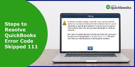 Resolve QuickBooks Error Code Skipped 111 - Featured Image