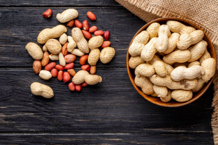 What kind of health effects might peanuts have on men