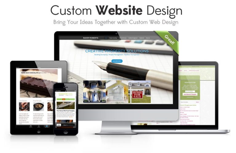 custom web design