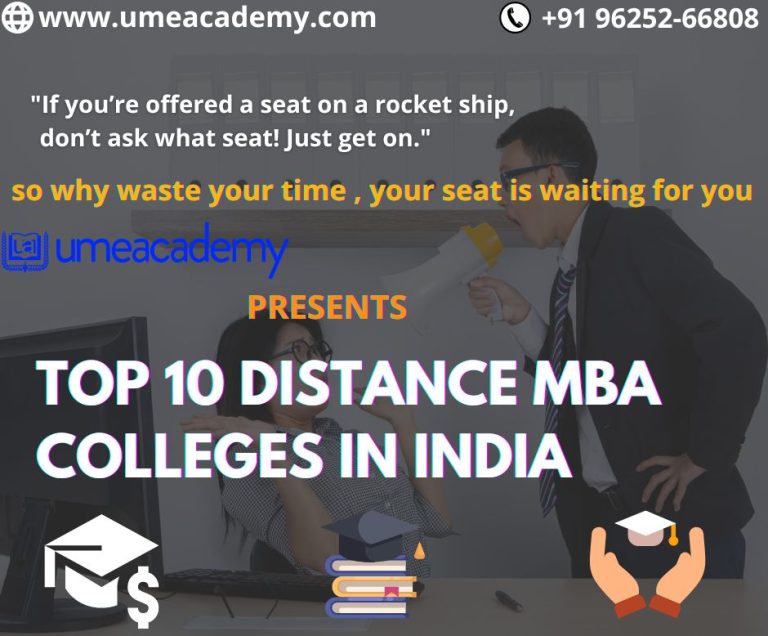 Distance MBA Colleges