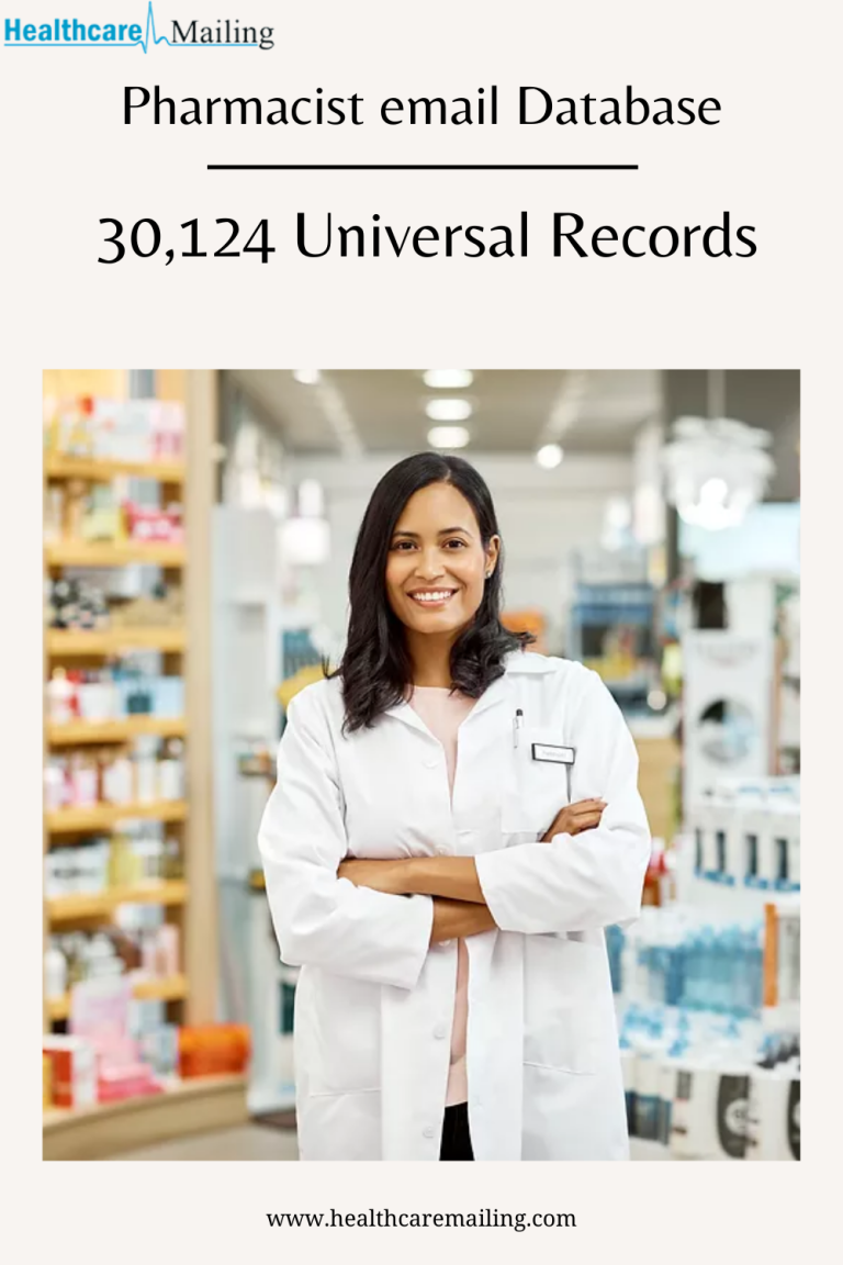 pharmacies email database