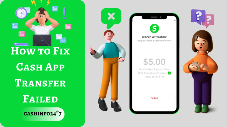 How to Fix Cash App Transfer Failed