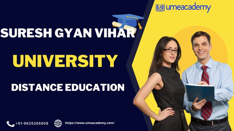 Suresh Gyan Vihar University Distance Education Courses