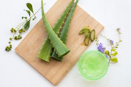 Aloe vera gel for open pore