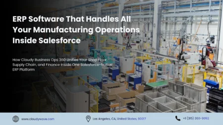 ERP Software That Handles All Your Manufacturing Operations Inside Salesforce — Meet Cloudy Business Ops 360